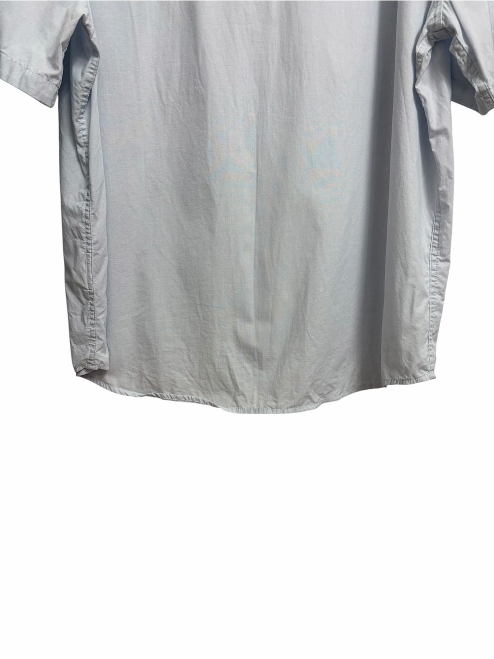 Old Navy Men’s Regular-Fit Short-Sleeve Everyday Shirt XXL Light Blue Coastal - Picture 12 of 16